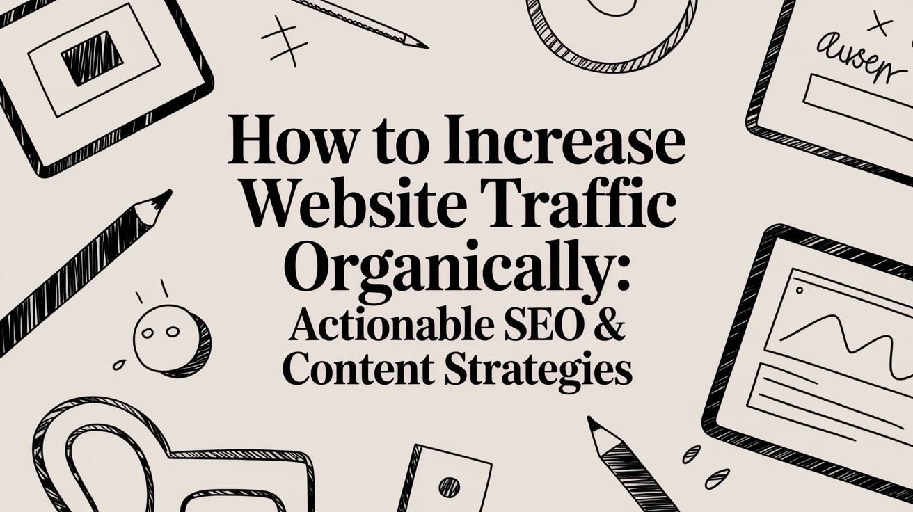 how-to-increase-website-traffic-organically-marketing-doodles how-to-increase-website-traffic-organically-marketing-doodles