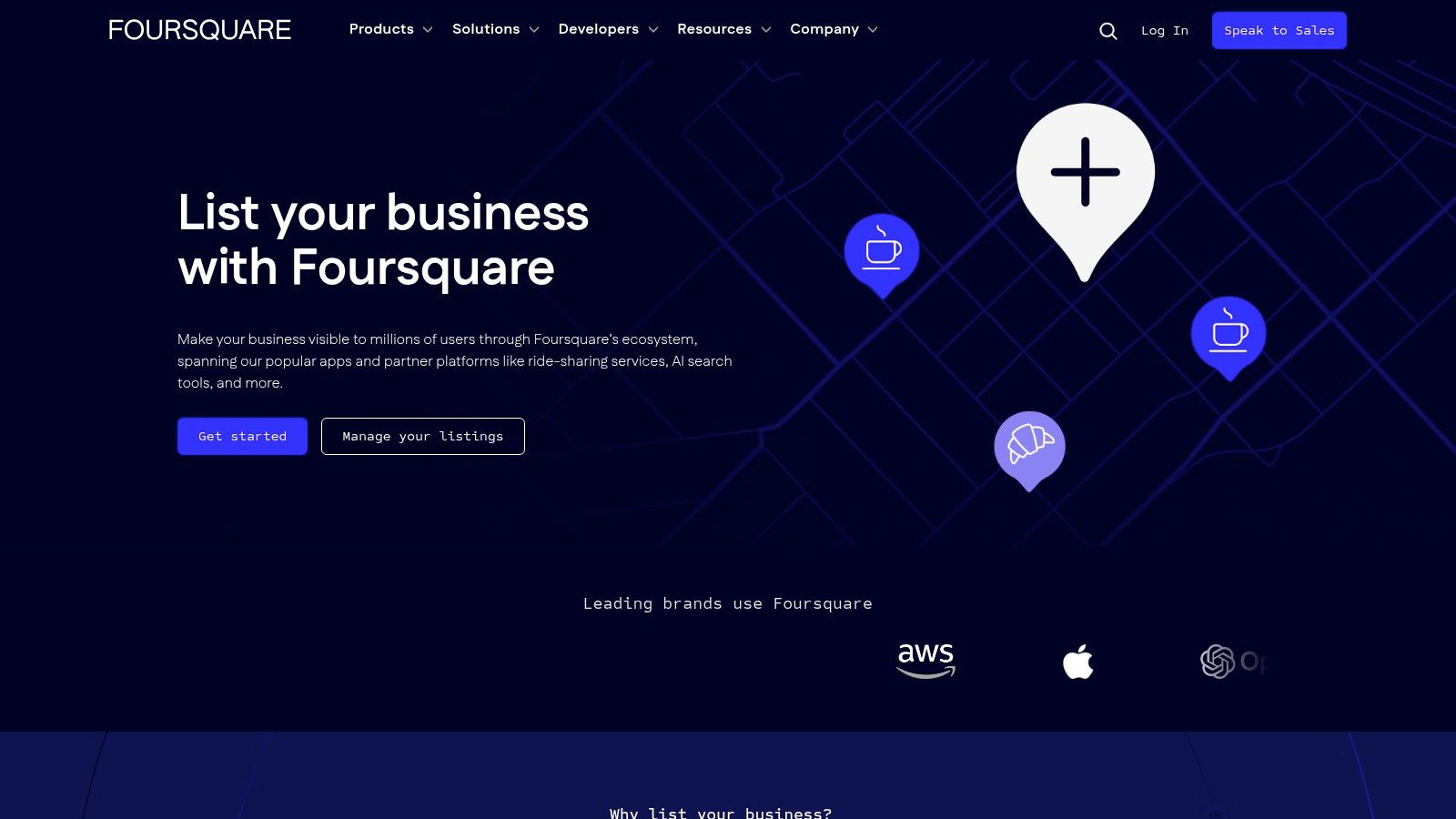 Foursquare (Business Listings)