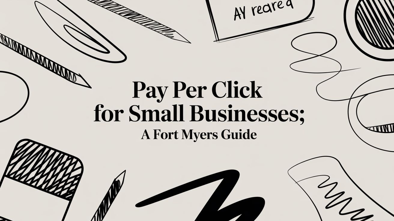 pay-per-click-for-small-businesses-doodle-illustration pay-per-click-for-small-businesses-doodle-illustration